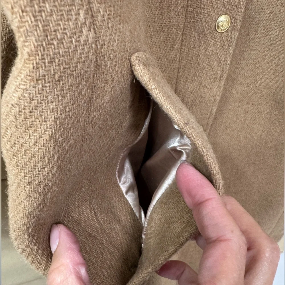 J. Crew Women's Coat with Gold Accents - Picture 5 of 12